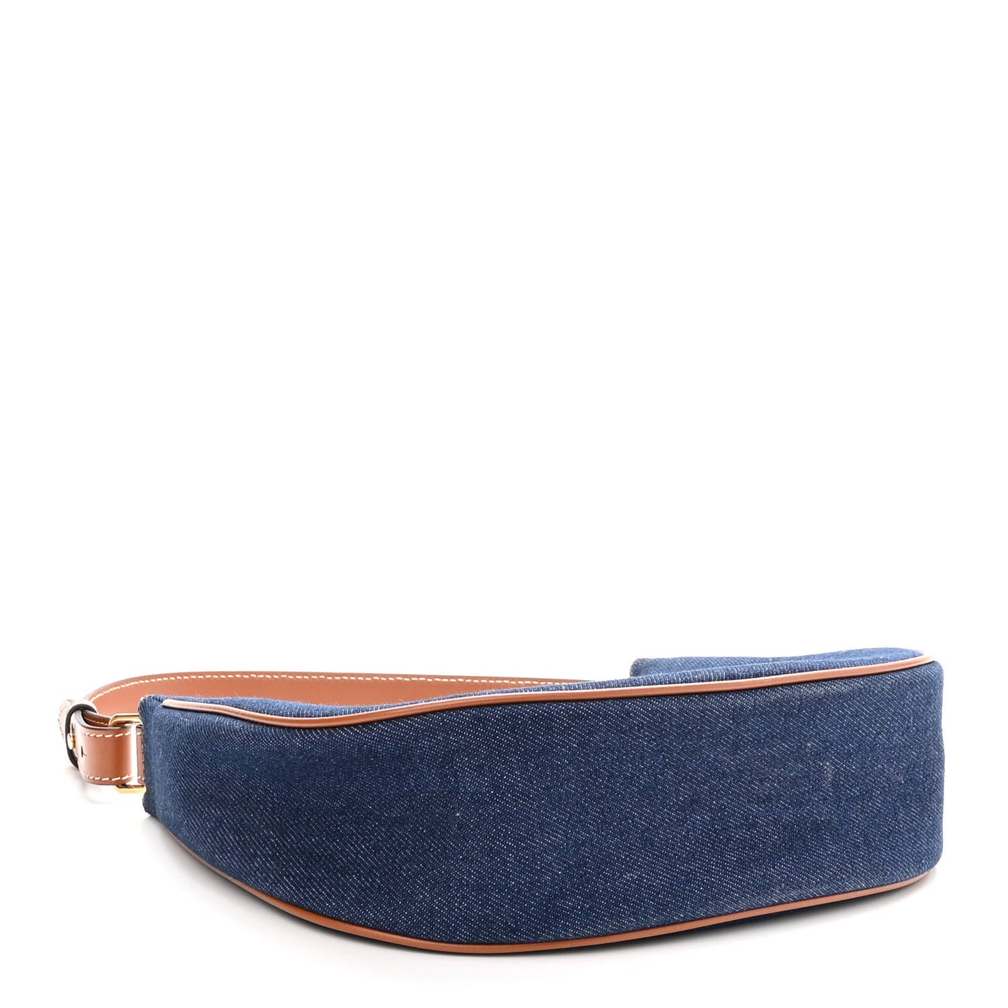 Denim Ava Shoulder Bag Navy Tan