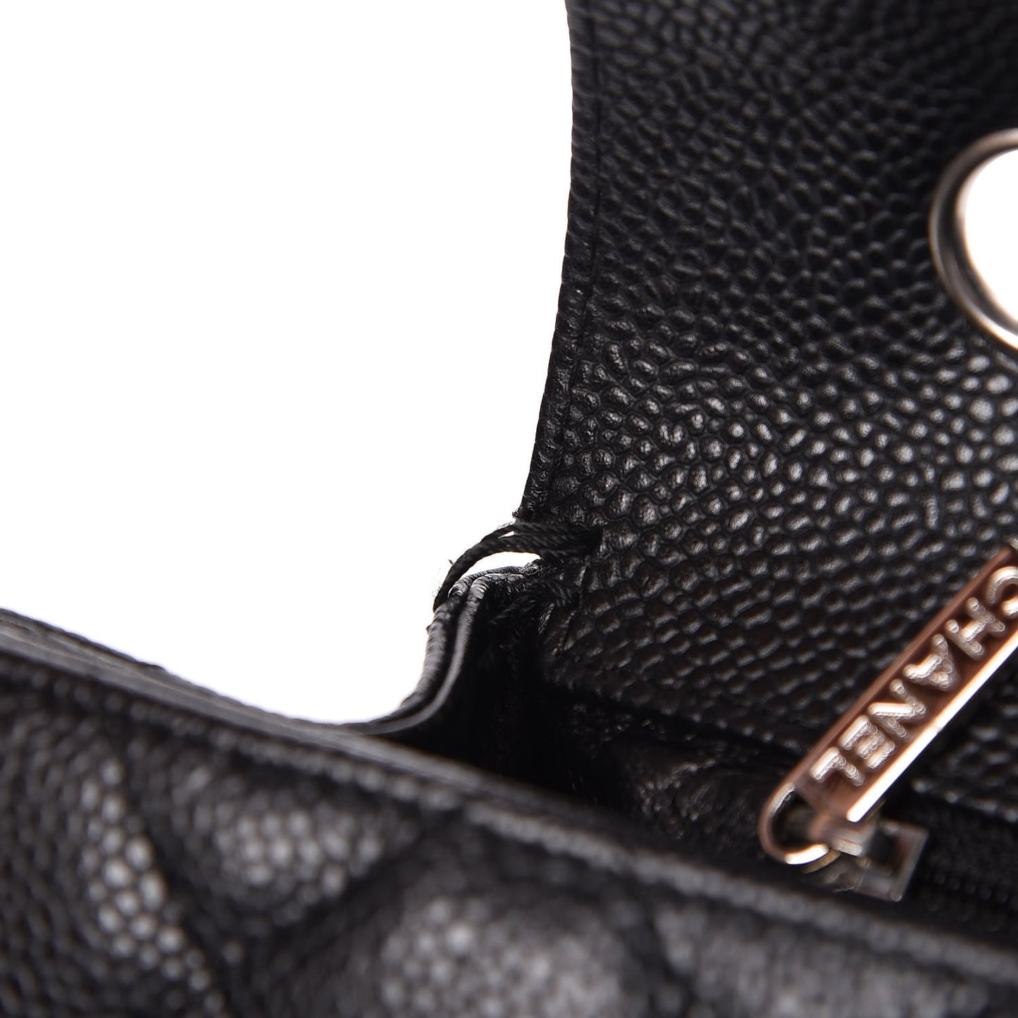 Caviar Quilted Jumbo Single Flap Black