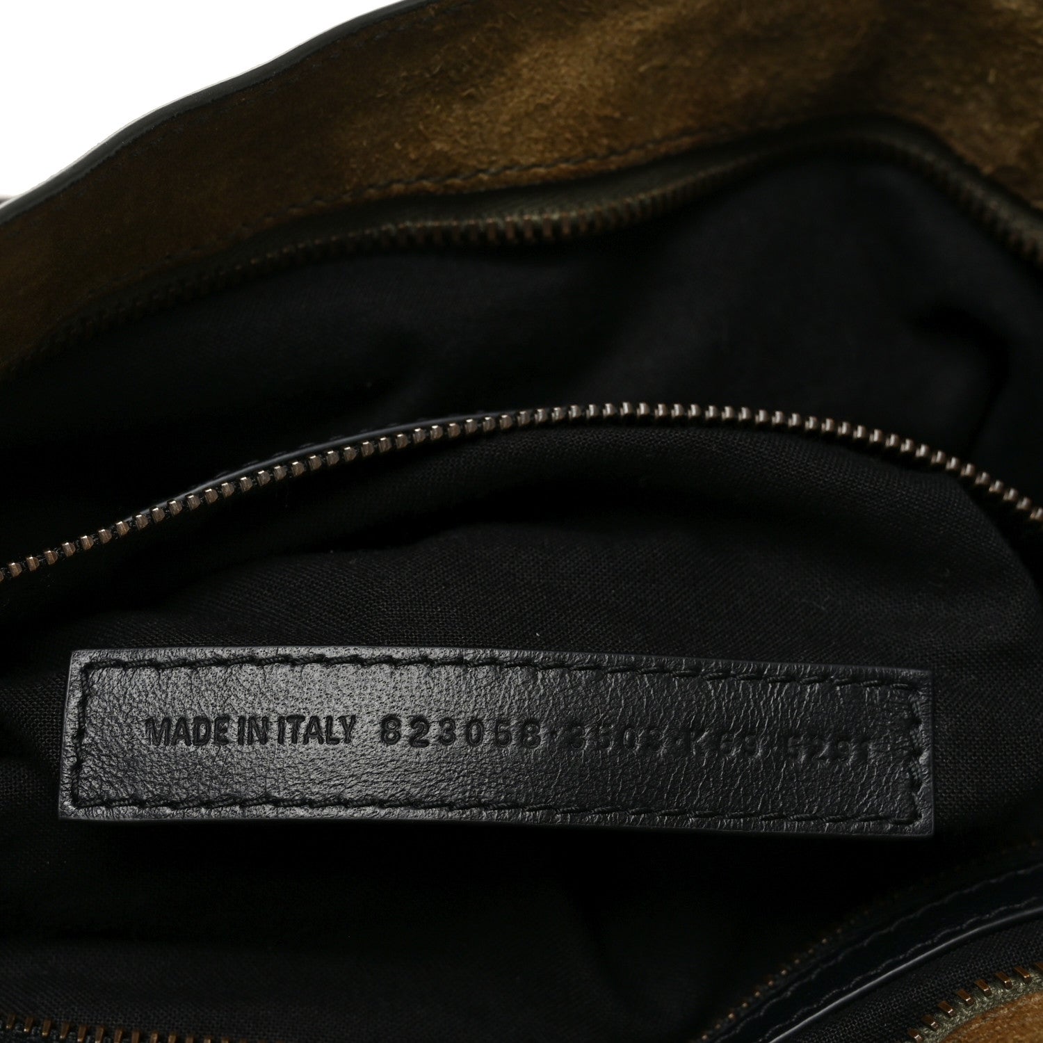 Balenciaga Waxed Suede Calfskin Classic Hardware Medium Le City Khaki 7 of 10