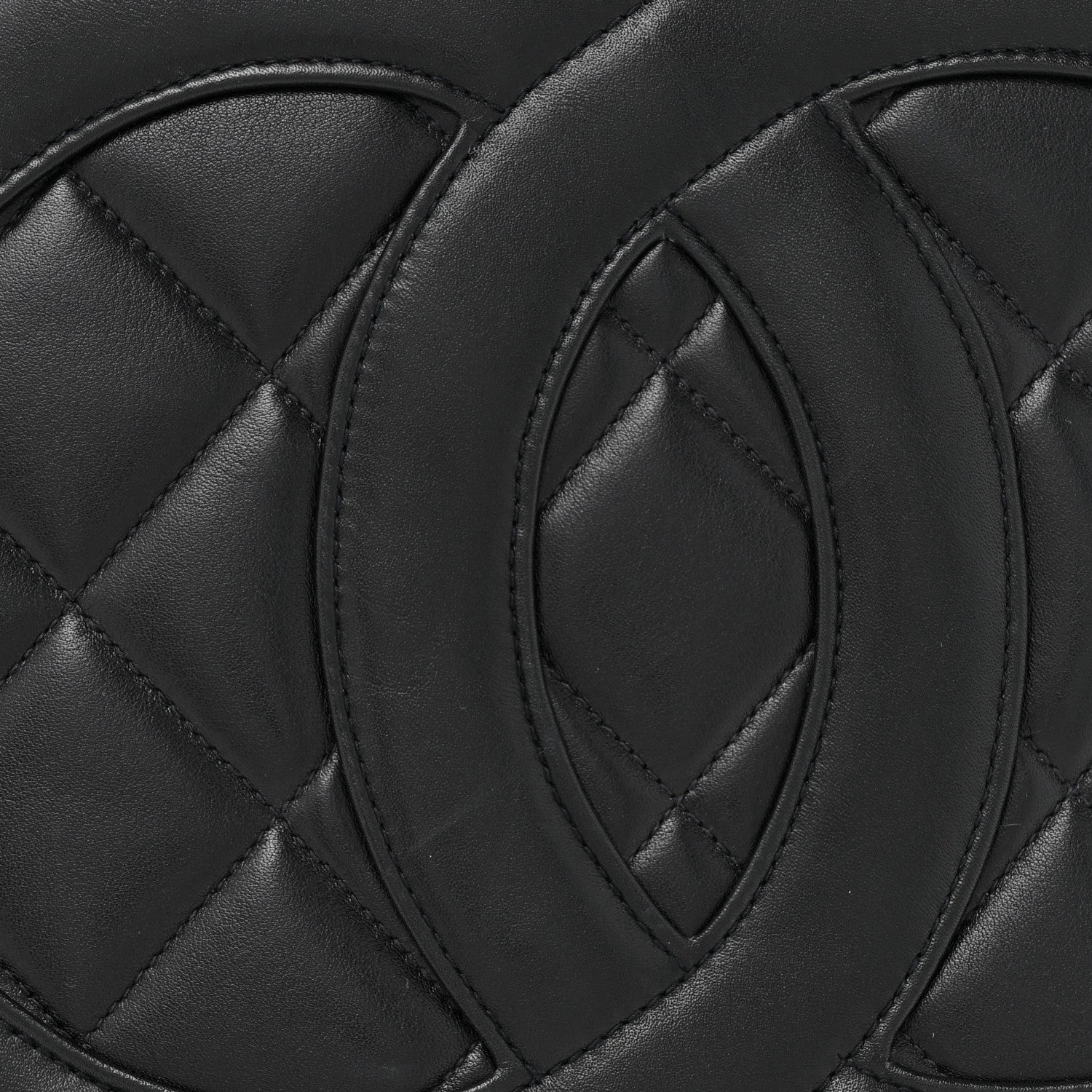 Chanel Lambskin Quilted Medallion Tote Black 9 of 15