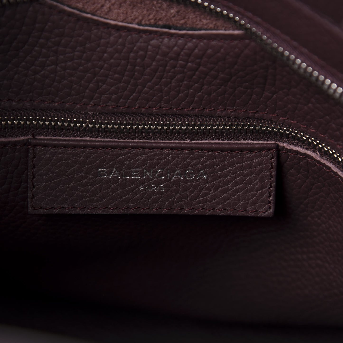 Veau Grana Perforated Blackout Hardware City Rouge Acajou