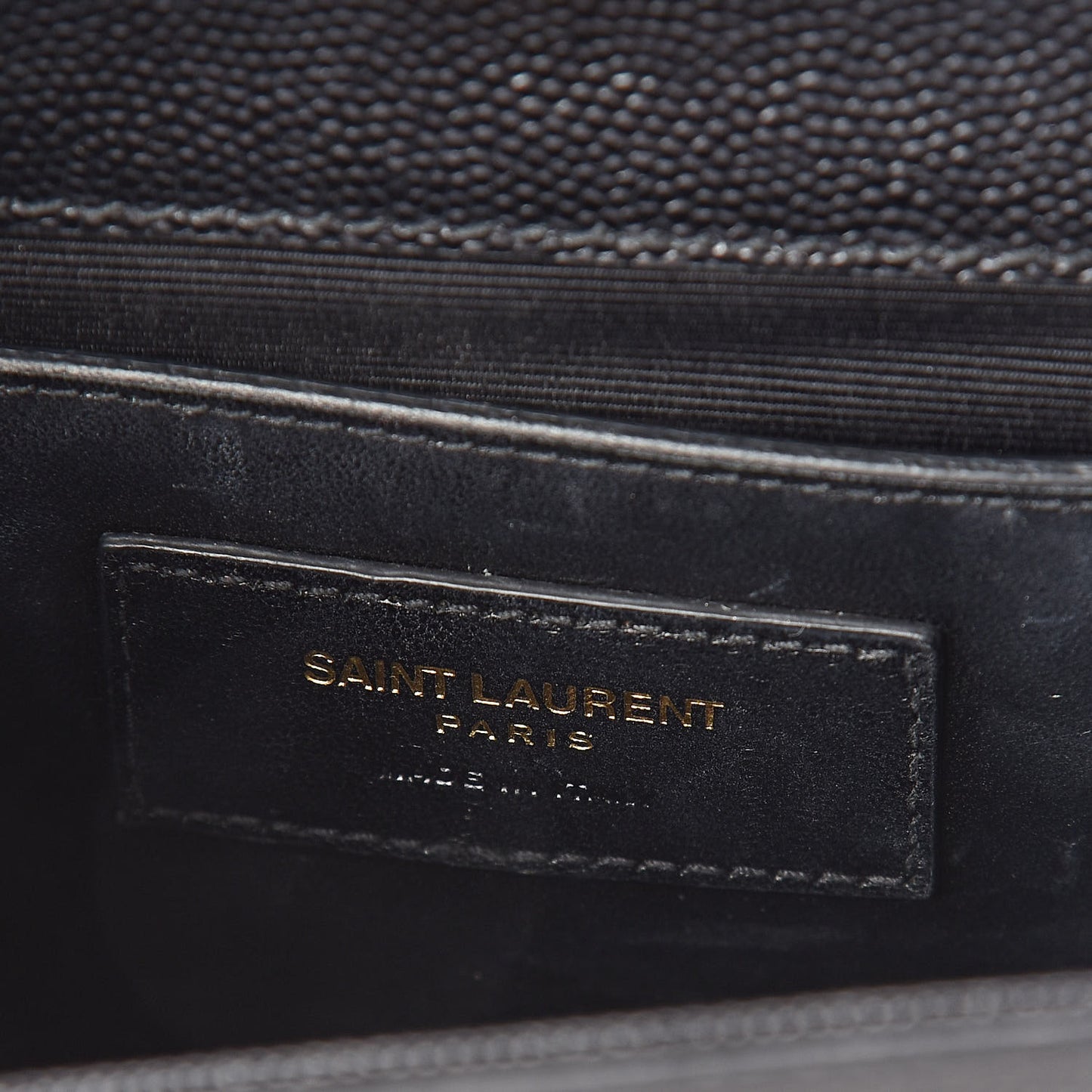 Grain De Poudre Small Monogram Kate Satchel Black