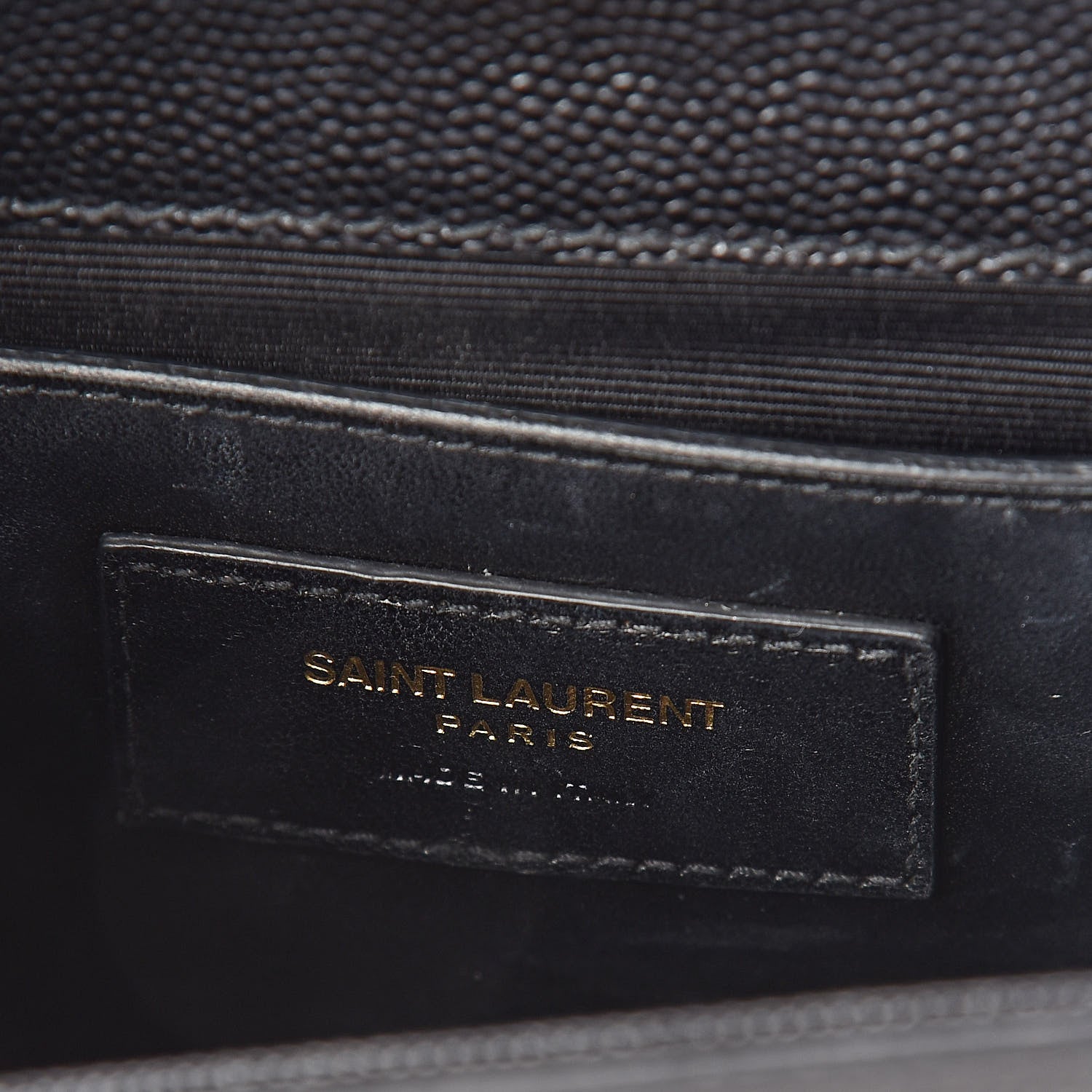 Saint Laurent Grain De Poudre Small Monogram Kate Satchel Black 6 of 8