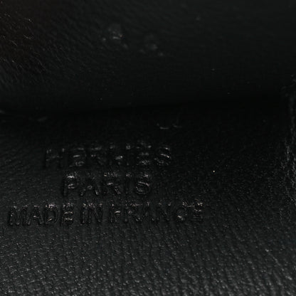 Hermes Milo Lambskin Grigri Rodeo Horse Bag Charm MM So Black 5 of 10