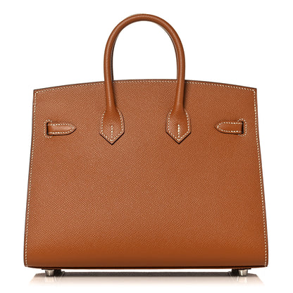Hermes Madame Calfskin Birkin Sellier 25 Gold 4 of 35