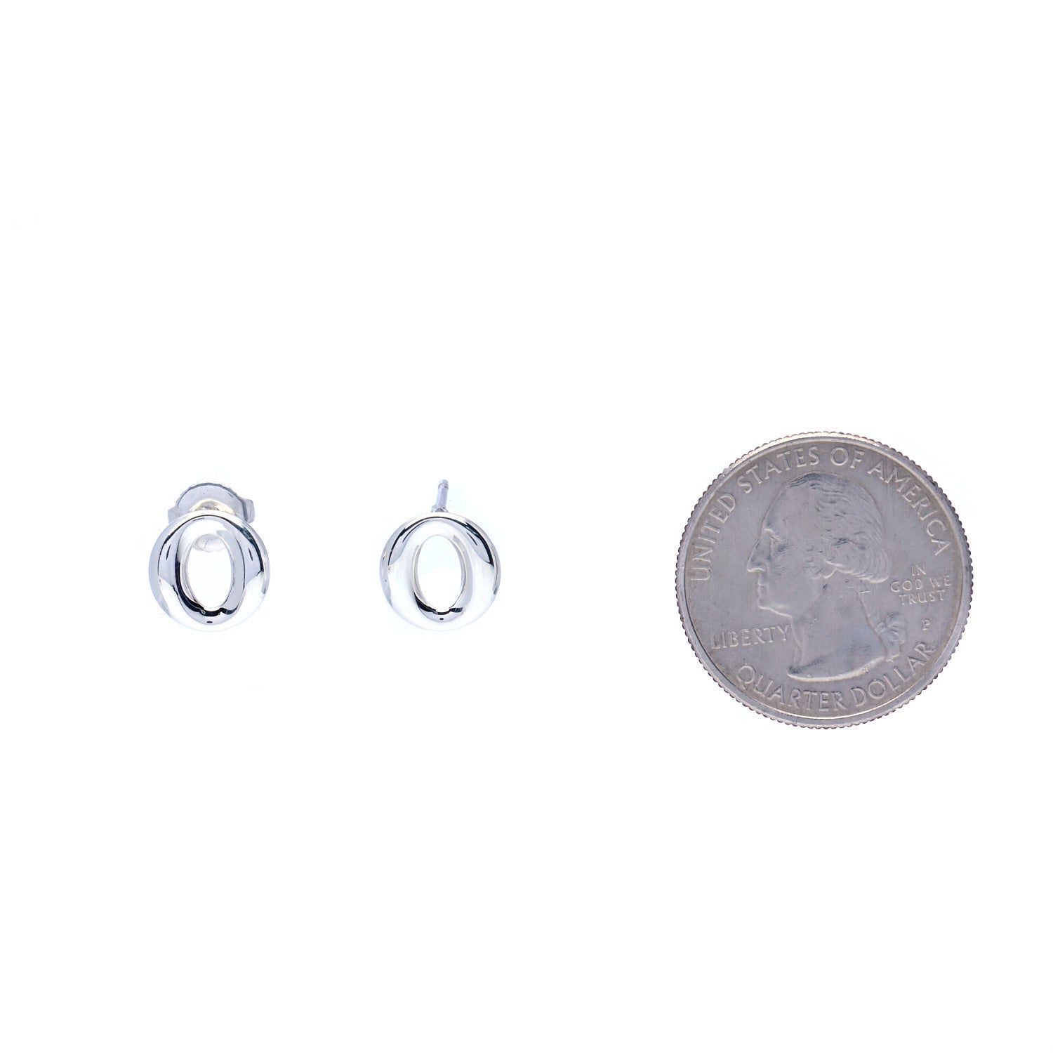 Tiffany Sterling Silver Elsa Peretti Sevillana Earrings 2 of 7