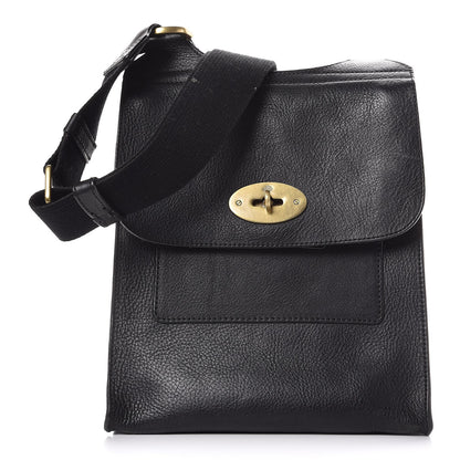 Mulberry Natural Grain Calfskin Antony Messenger Crossbody Black 1 of 9