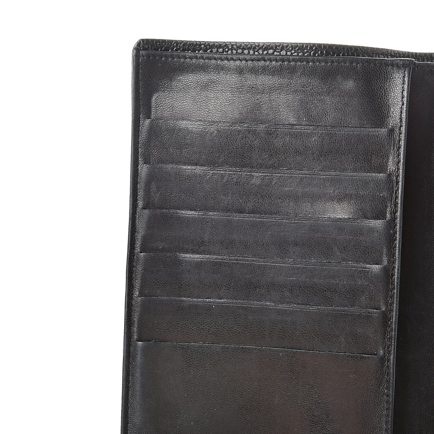 Caviar Timeless CC French Wallet Black