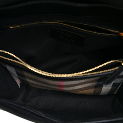 Burberry Derby Calfskin House Check Medium Camberley Black 6 of 10