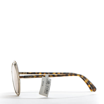 Chanel Round Mirror Sunglasses 4226 Pale Gold 2 of 7