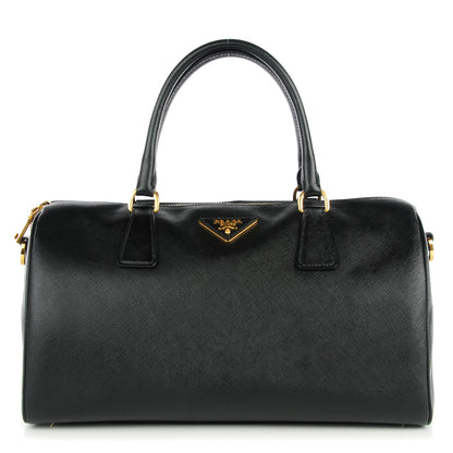 Prada Saffiano Lux Bowler Black 1 of 8