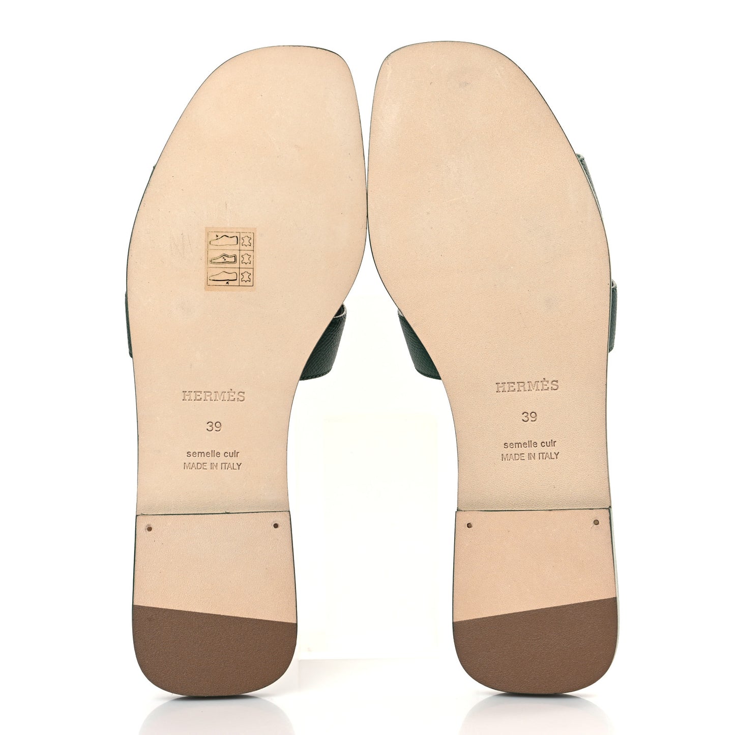 Epsom Oran Sandals 39 Vert Cactus