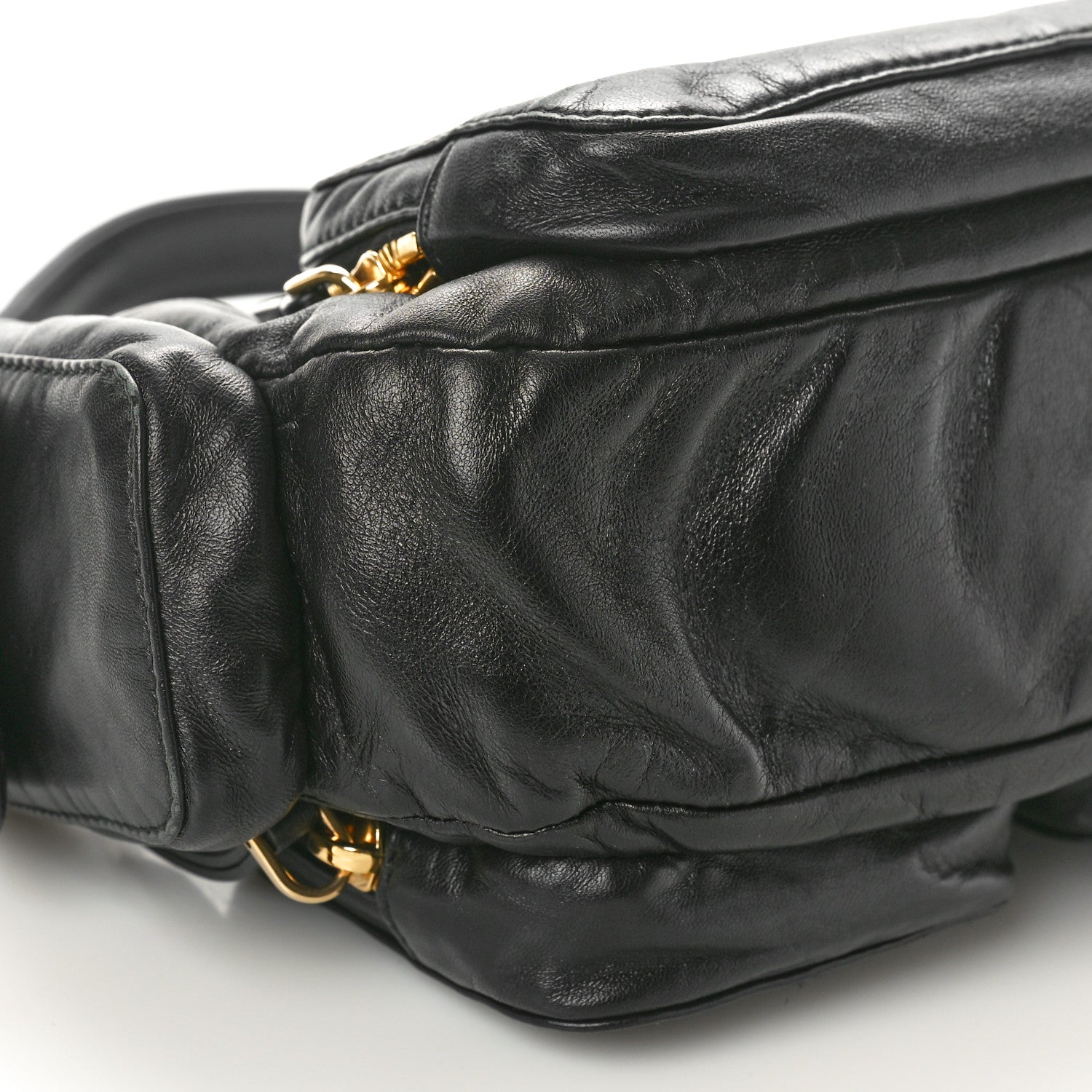 Miu Miu Nappa Multi Pocket Hobo Black 8 of 9