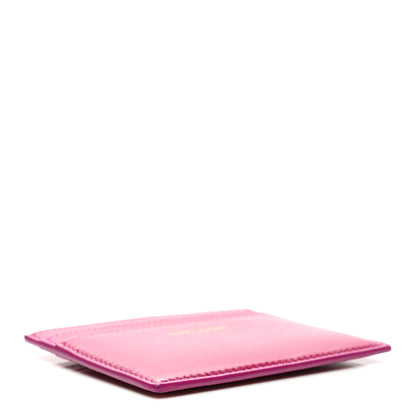 Saint Laurent Calfskin Credit Card Case Dark Red Wine 4 of 7