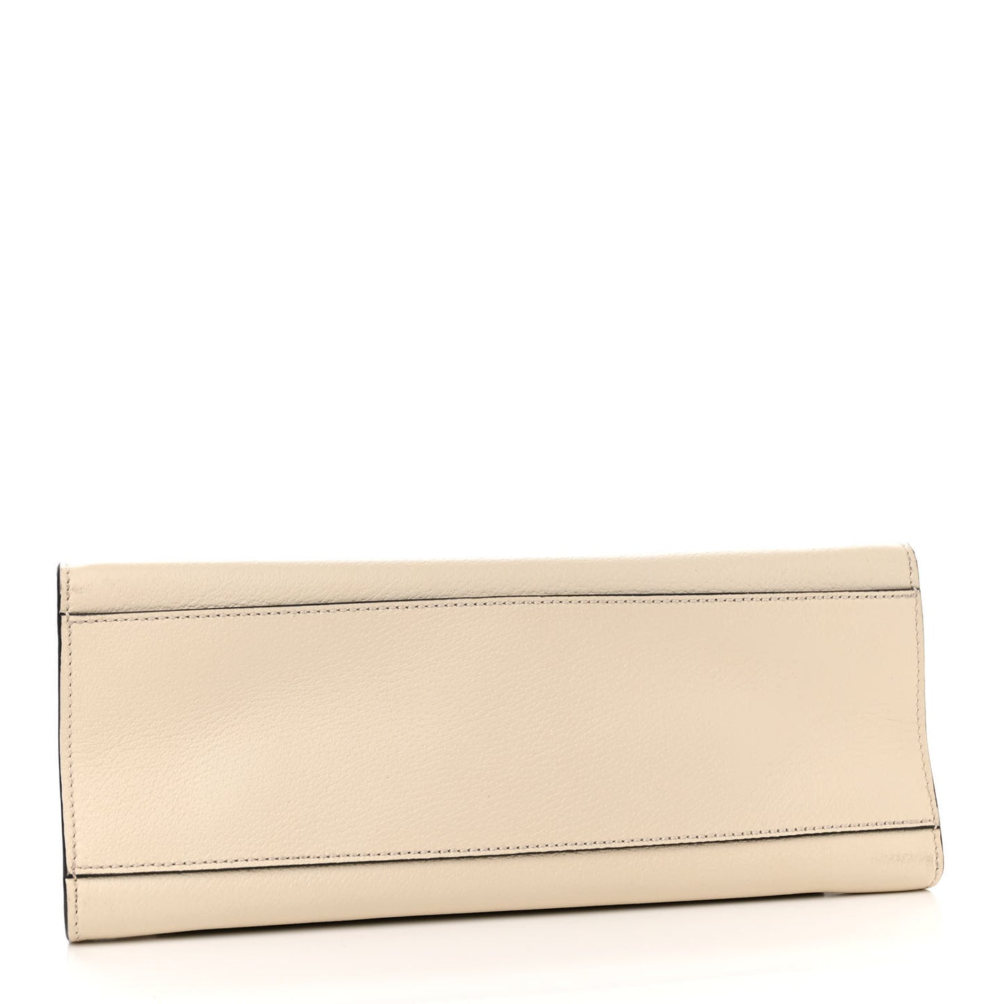 Grained Calfskin Web Stripe Butterfly Medium Totem Top Handle Bag White