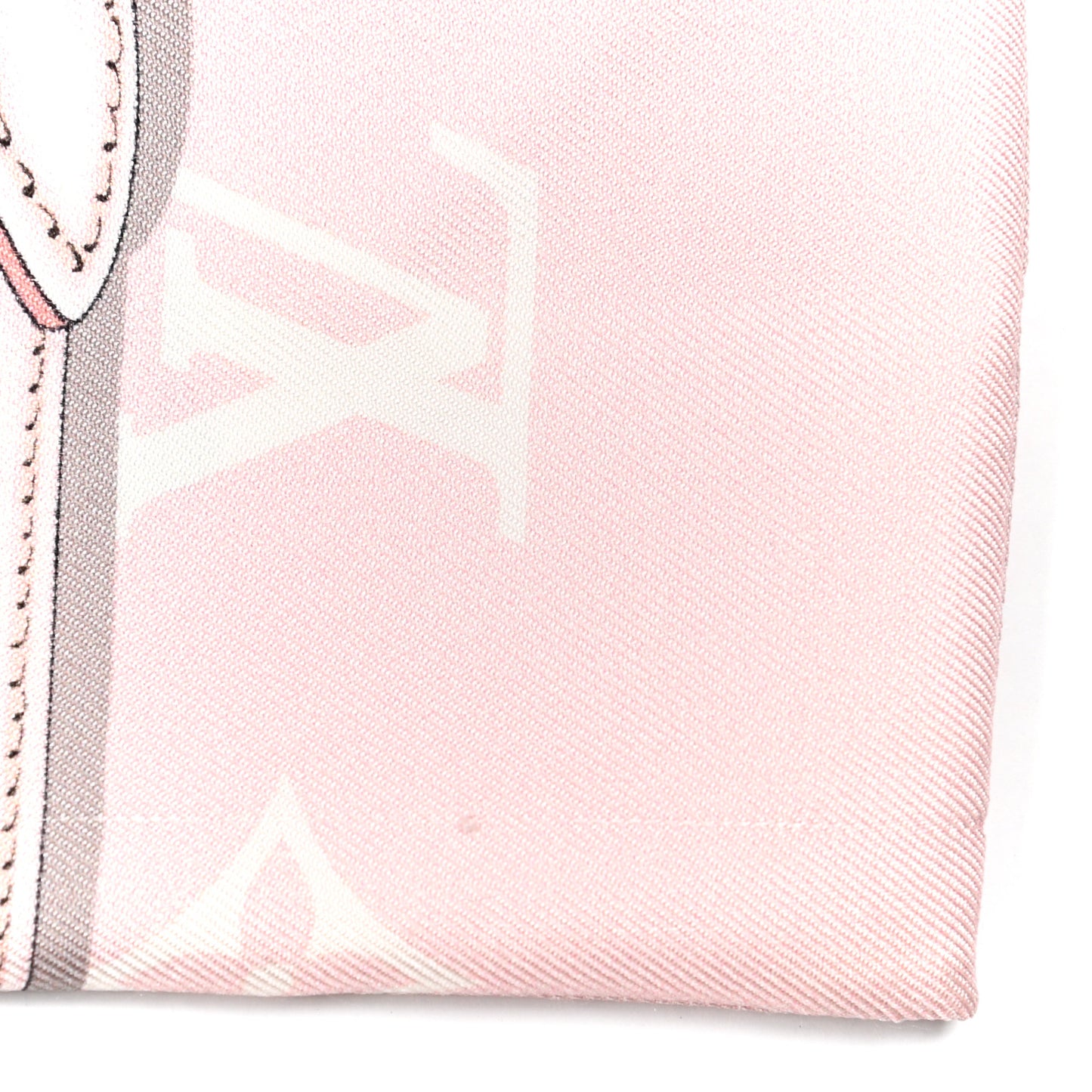 Silk Monogram Confidential Bandeau Light Pink