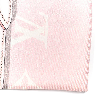 Louis Vuitton Silk Monogram Confidential Bandeau Light Pink 4 of 5