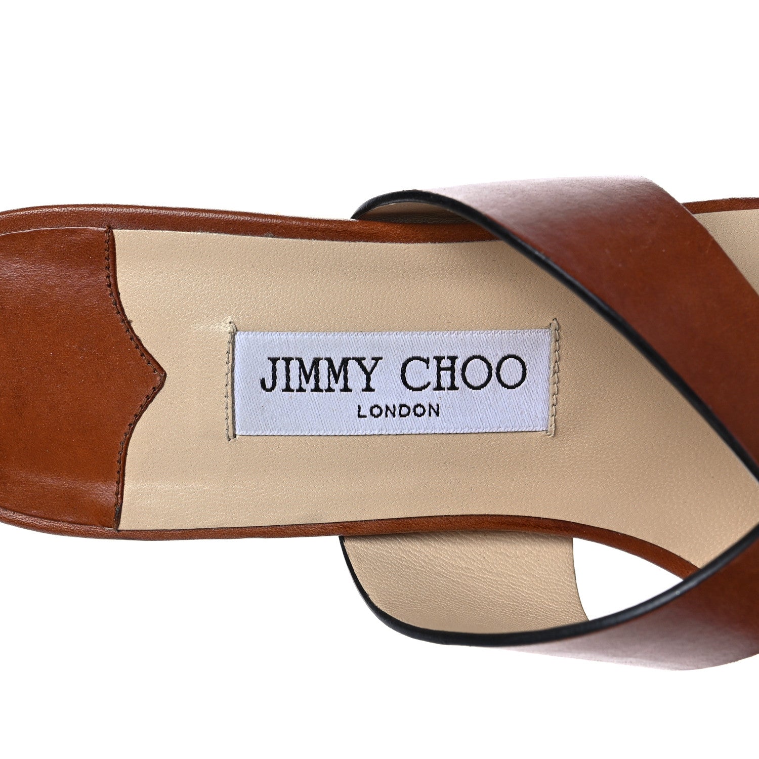 Jimmy Choo Nappa Atia Wedges 40 Brown 7 of 7