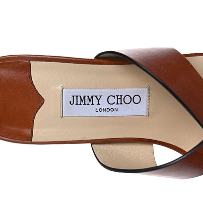 Jimmy Choo Nappa Atia Wedges 40 Brown 7 of 7