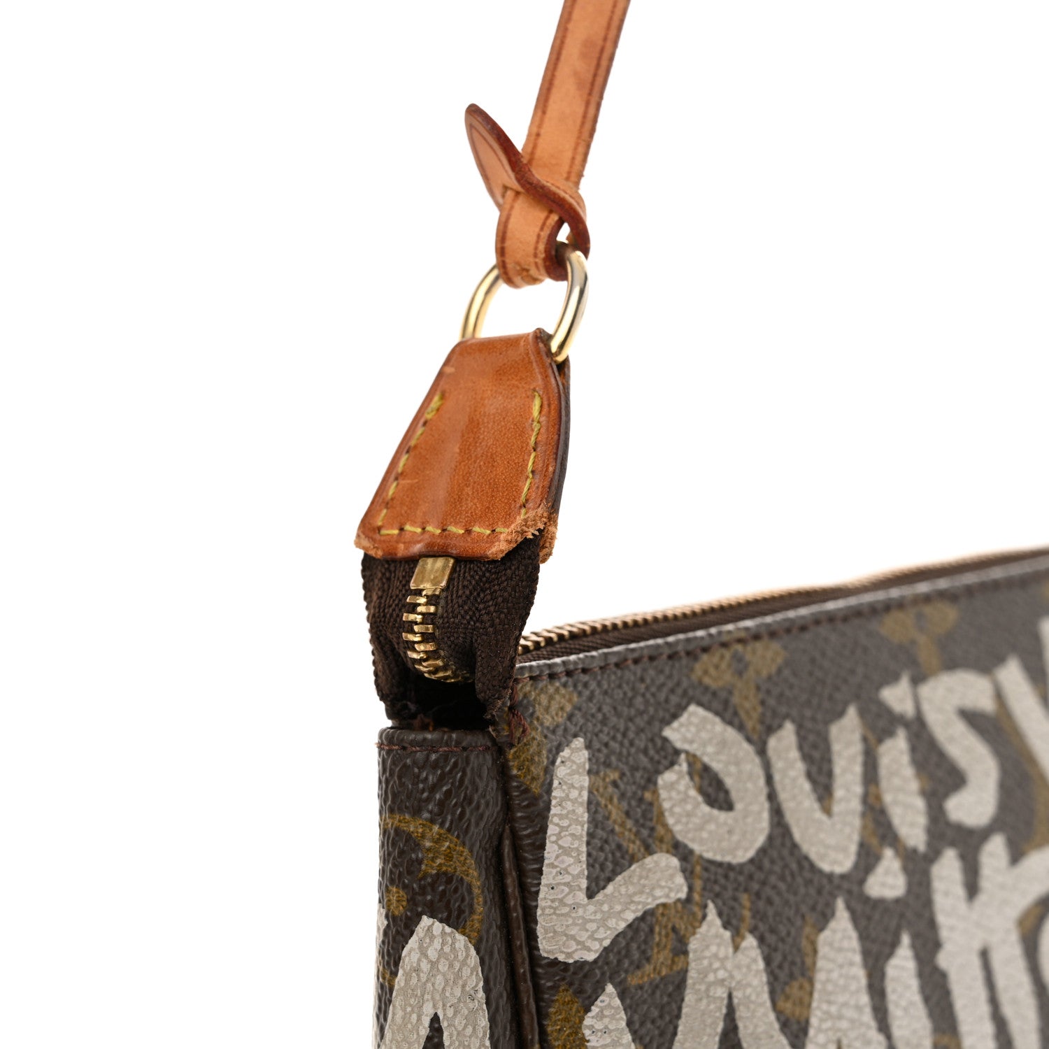 Louis Vuitton Monogram Graffiti Pochette Accessories Silver 11 of 12