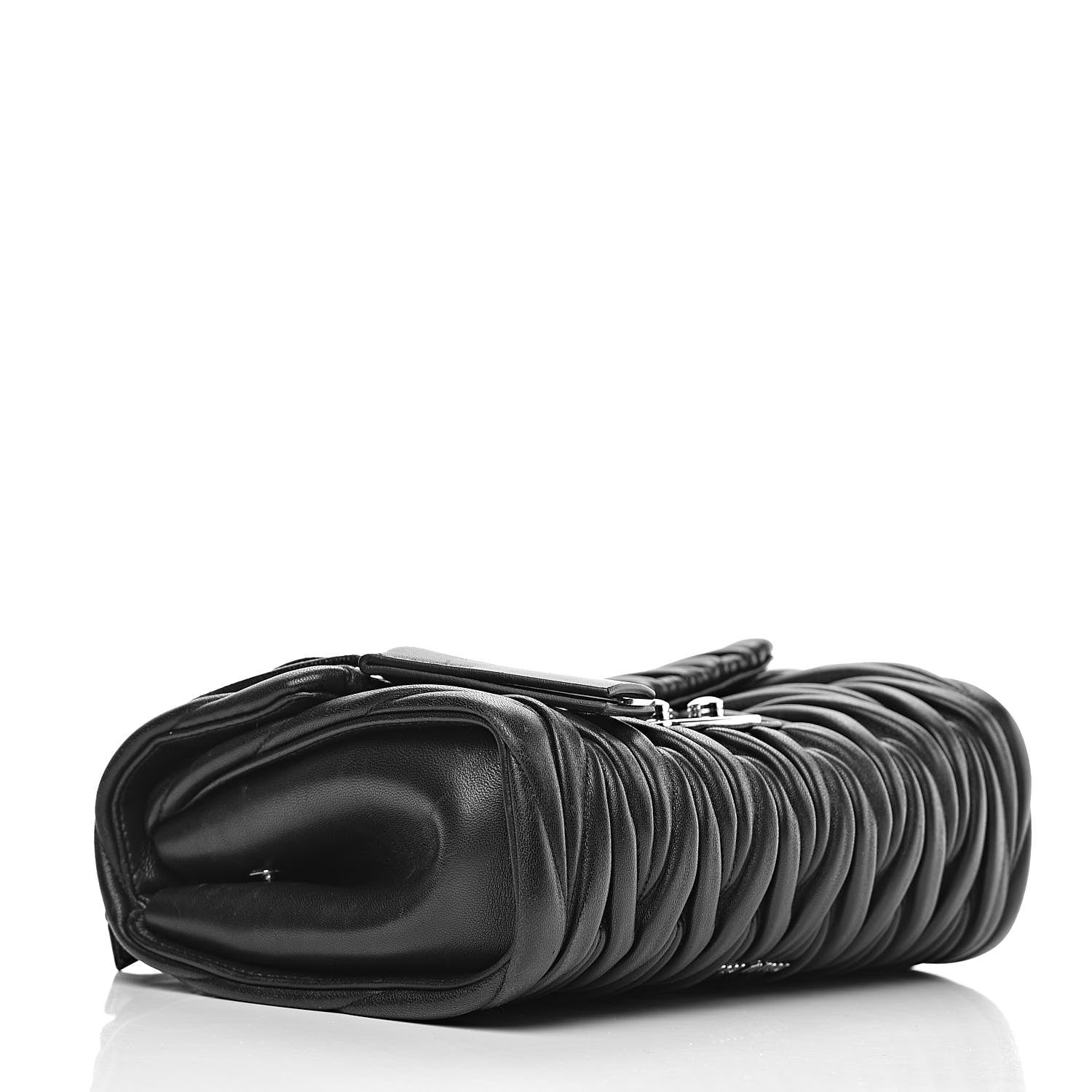 Miu Miu Nappa Matelasse Flap Black 4 of 11
