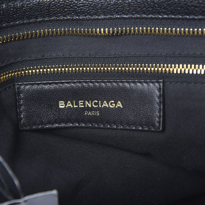 Balenciaga Chevre Gold Metallic Edge Hardware City Black 6 of 11