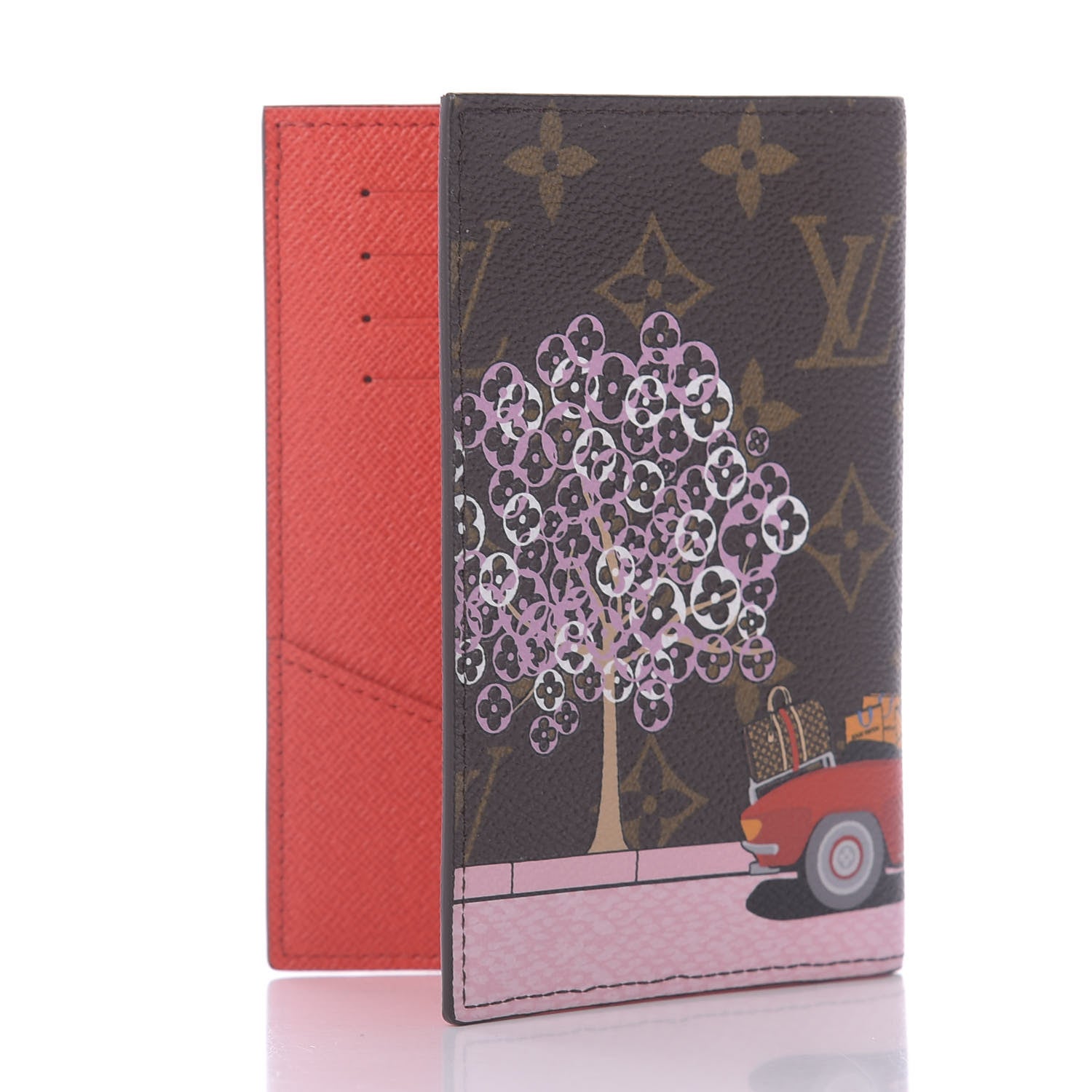Louis Vuitton Monogram 2019 Christmas Animation Passport Cover Rouge 3 of 8