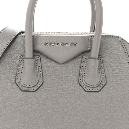Givenchy Sugar Goatskin Mini Antigona Pearl Grey 8 of 12