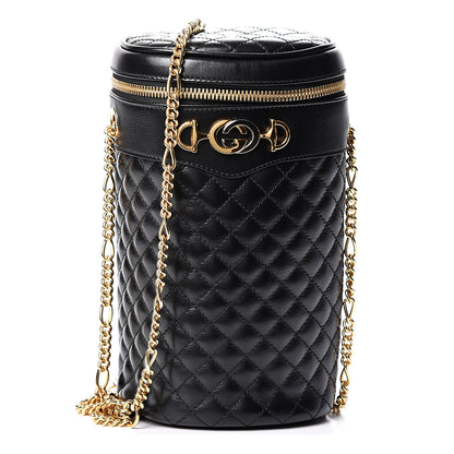 Gucci Calfskin Trapuntata Zumi Belt Bag Black 1 of 10