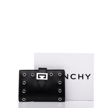 Givenchy Calfskin Eyelet GV3 Card Case Black 11 of 11