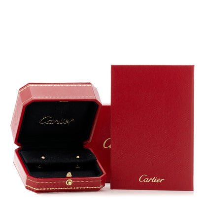 Cartier 18K Yellow Gold Diamond XS D'Amour Earrings 6 of 6