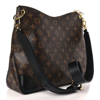 Louis Vuitton Monogram Odeon MM Black 3 of 8