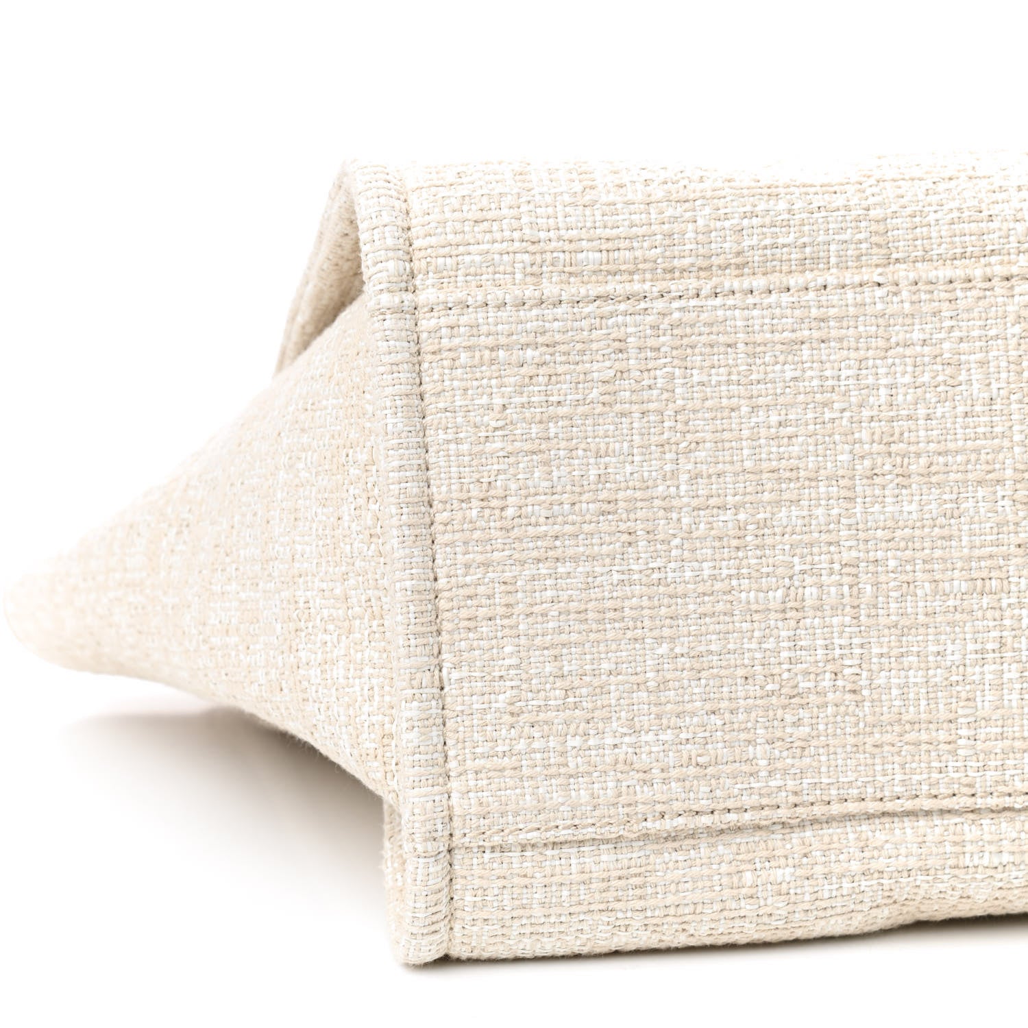 Chanel Canvas Medium Deauville Tote Light Beige 5 of 8