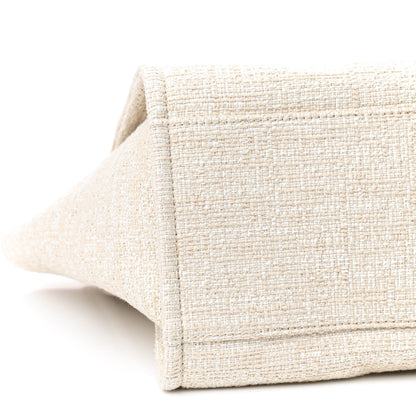 Chanel Canvas Medium Deauville Tote Light Beige 5 of 8