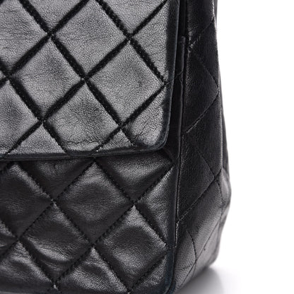 Chanel Lambskin Quilted Medium Single Flap Black 11 of 16