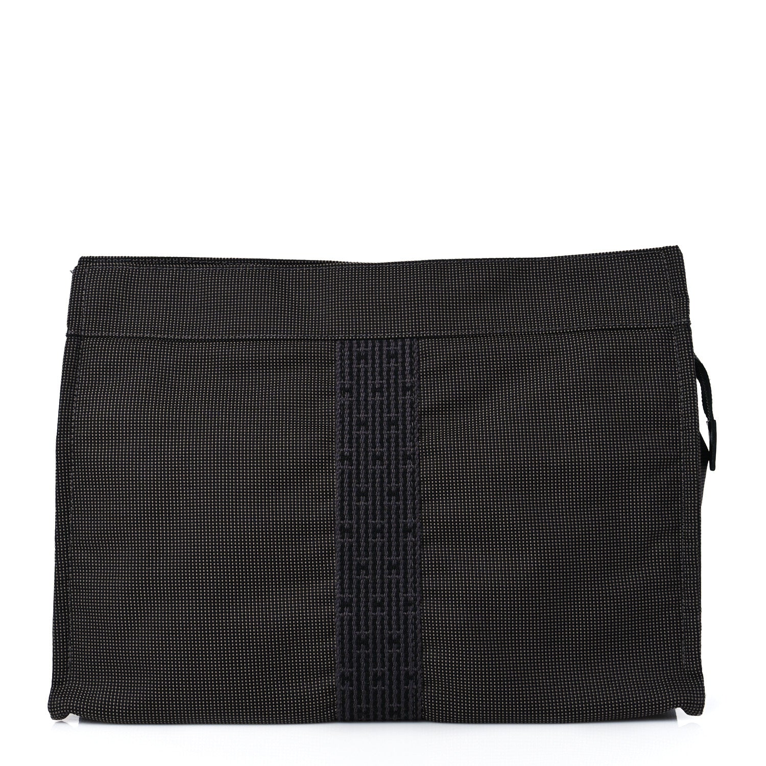 Hermes Canvas Herline Travel Cosmetic Pouch 1 of 9