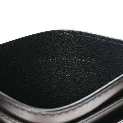 Saint Laurent Calfskin Tiny Cassandre Credit Card Case Black 7 of 8