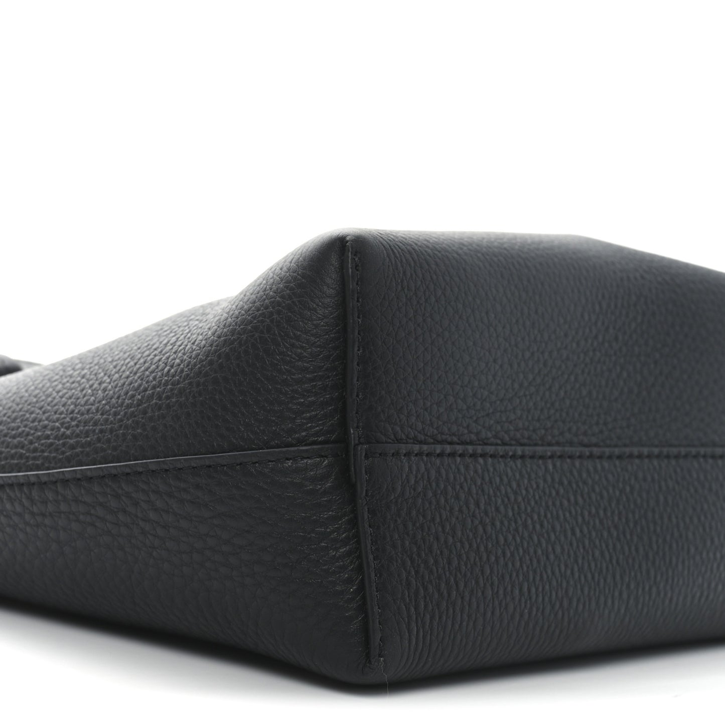 Grained Calfskin Small Park Tote Black