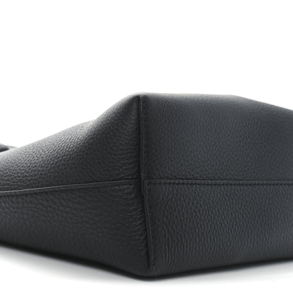 The Row Grained Calfskin Small Park Tote Black 9 of 10