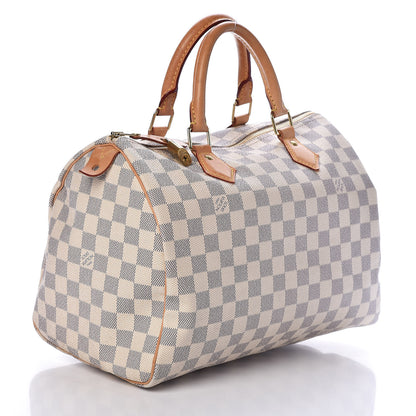 Louis Vuitton Damier Azur Speedy 30 3 of 12