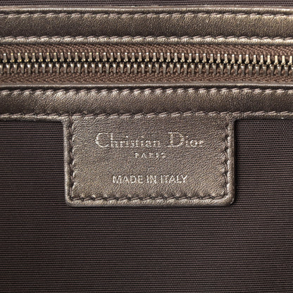 Christian Dior Metallic Canvas Cannage Small Panarea Tote Brown 5 of 7