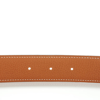 Hermes Box Togo 32mm H Belt 90 Black Gold 3 of 7