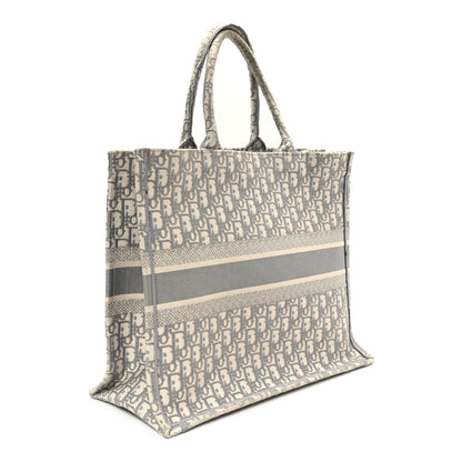 Christian Dior Oblique Large Book Tote Grey 3 of 14