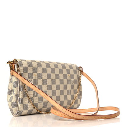 Louis Vuitton Damier Azur Favorite MM 3 of 10