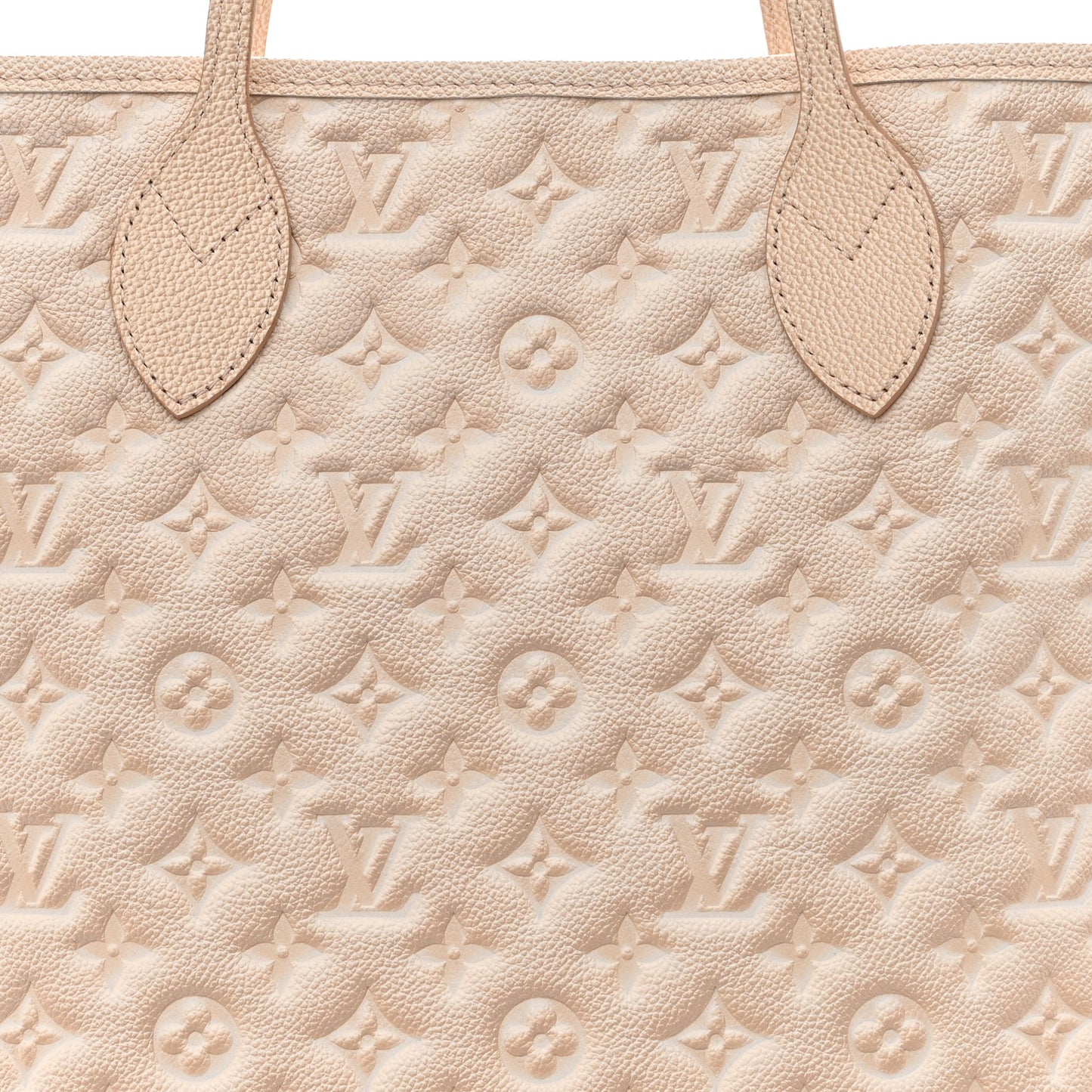 LOUIS VUITTON Empreinte Monogram Summer Stardust Neverfull MM Beige Clair