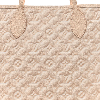 Louis Vuitton LOUIS VUITTON Empreinte Monogram Summer Stardust Neverfull MM Beige Clair 9 of 11