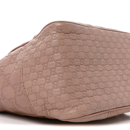 Gucci Guccissima Small Bree Zippered Tote Soft Pink 8 of 9