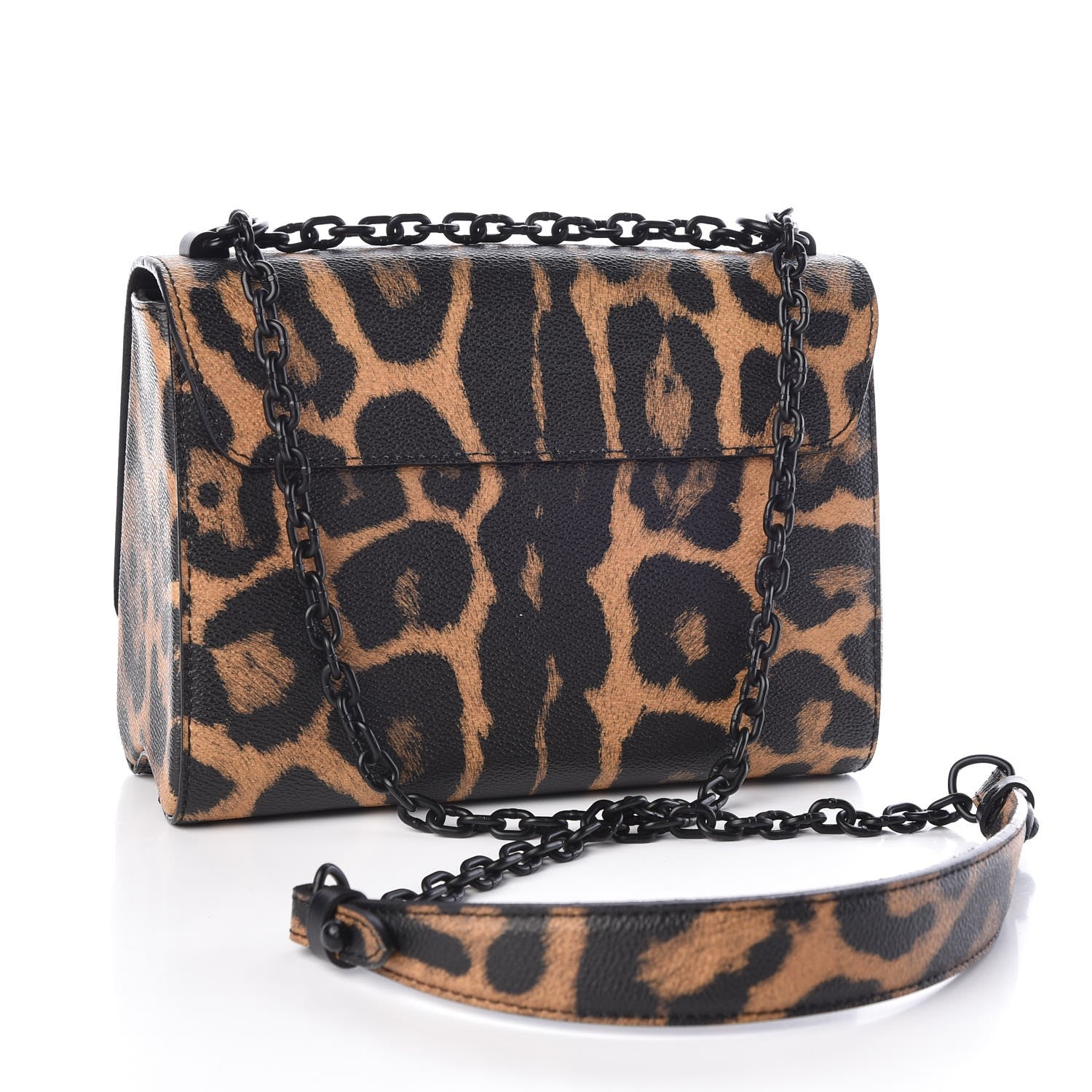 Louis Vuitton Calfskin Wild Animal Print Twist Shoulder Bag MM 2 of 9