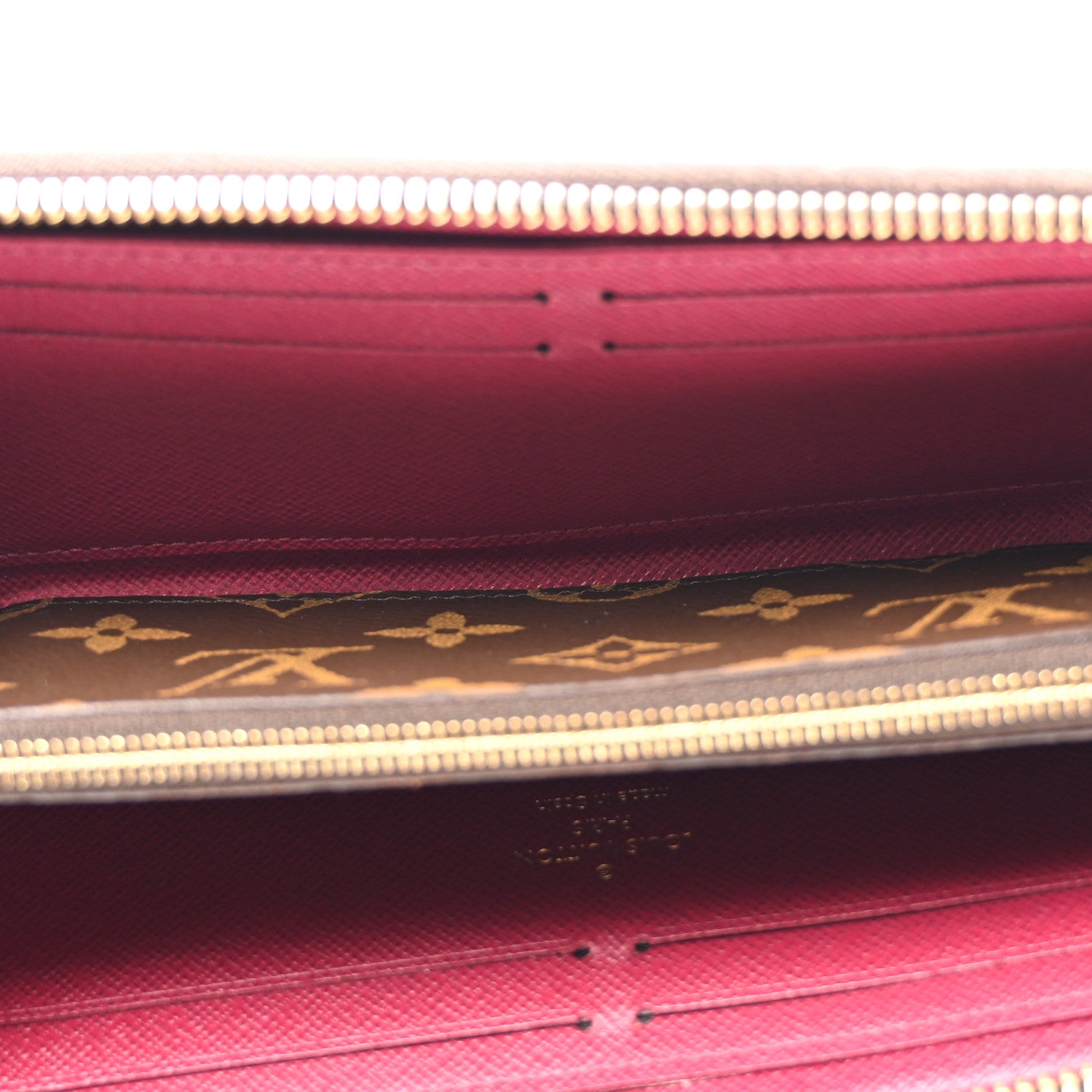 Louis Vuitton Monogram Clemence Wallet Fuchsia 5 of 10