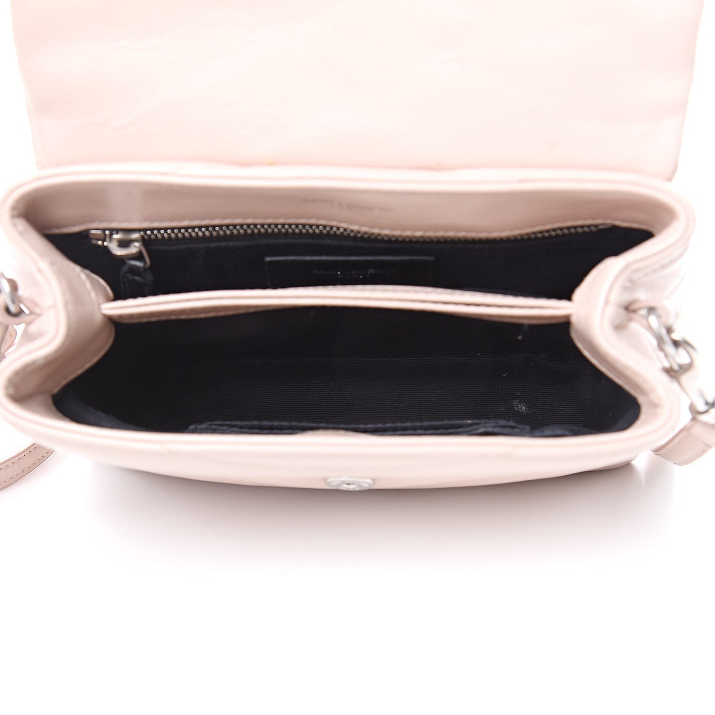 Calfskin Y Quilted Monogram Toy Loulou Crossbody Bag Nude Powder